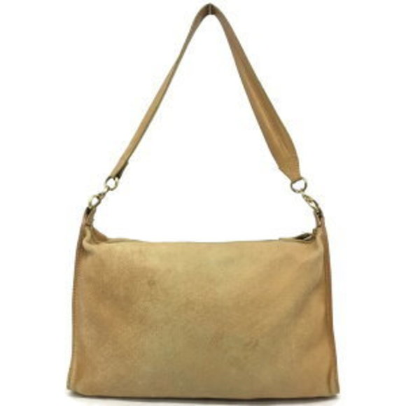 CHANEL Coco Mark One Shoulder Bag Lambskin Camel Color Brown - Picture 2 of 16